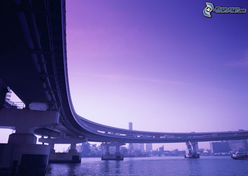 motorvägsbro, Shanghai