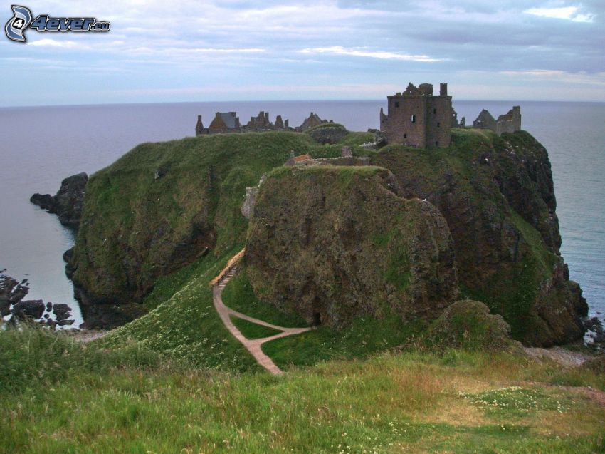 Dunnottar, öppet hav