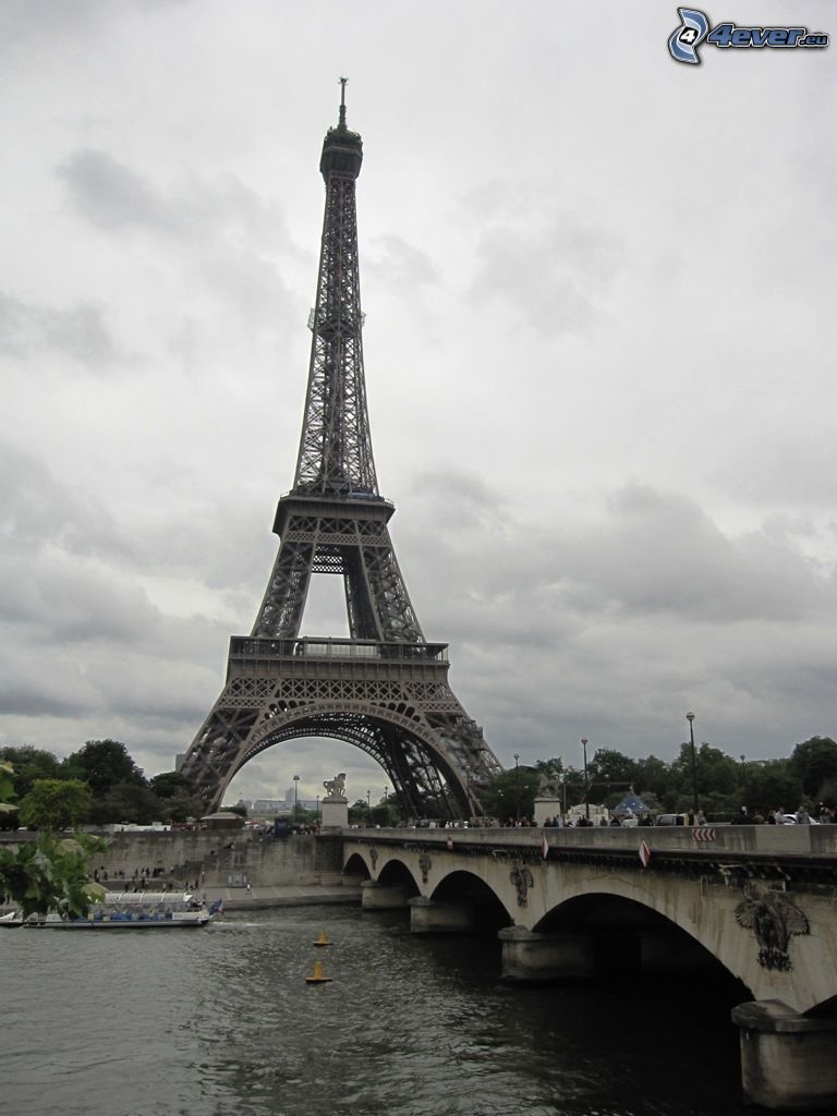 Eiffeltornet, Paris, Frankrike, byggnader