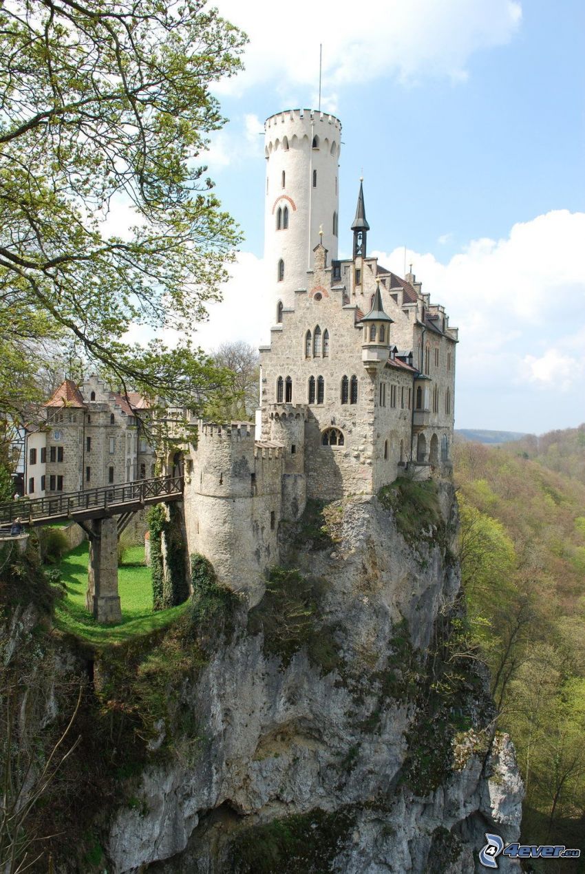 Lichtenstein Castle, klippa