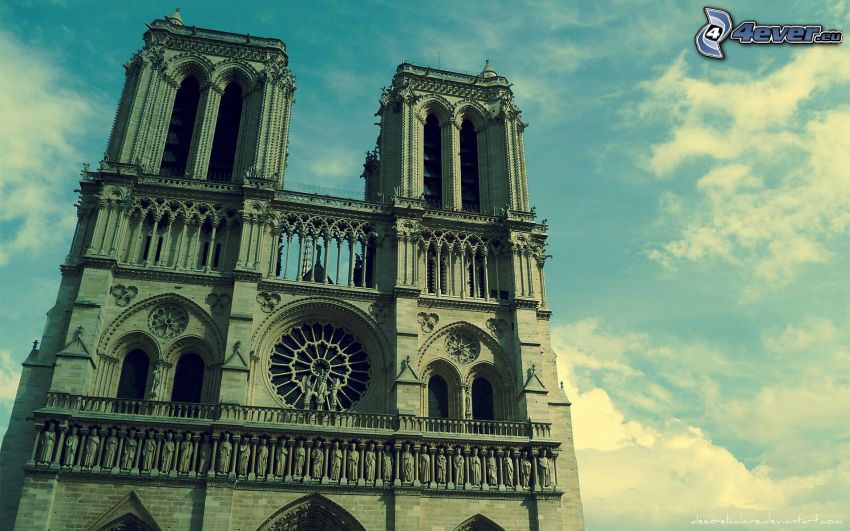 Notre Dame, Paris, Frankrike, katedral