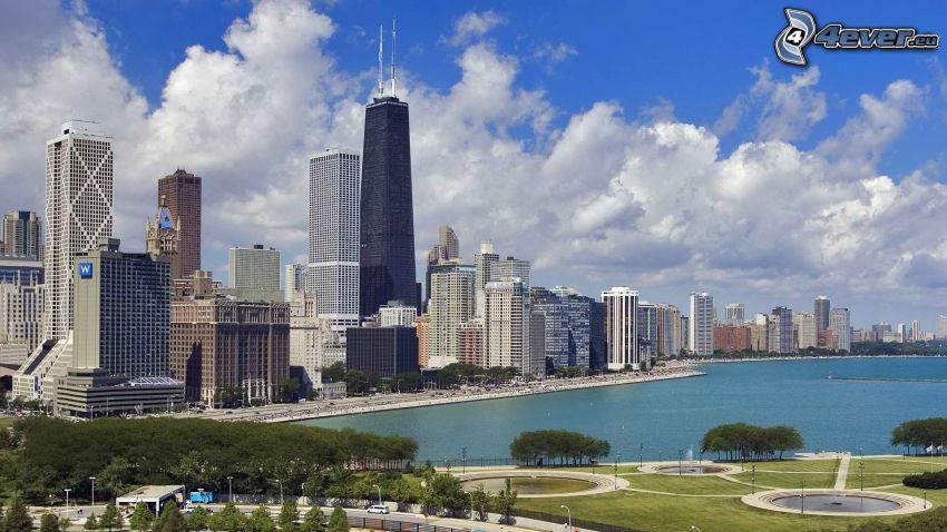 Chicago, skyskrapor, John Hancock Center