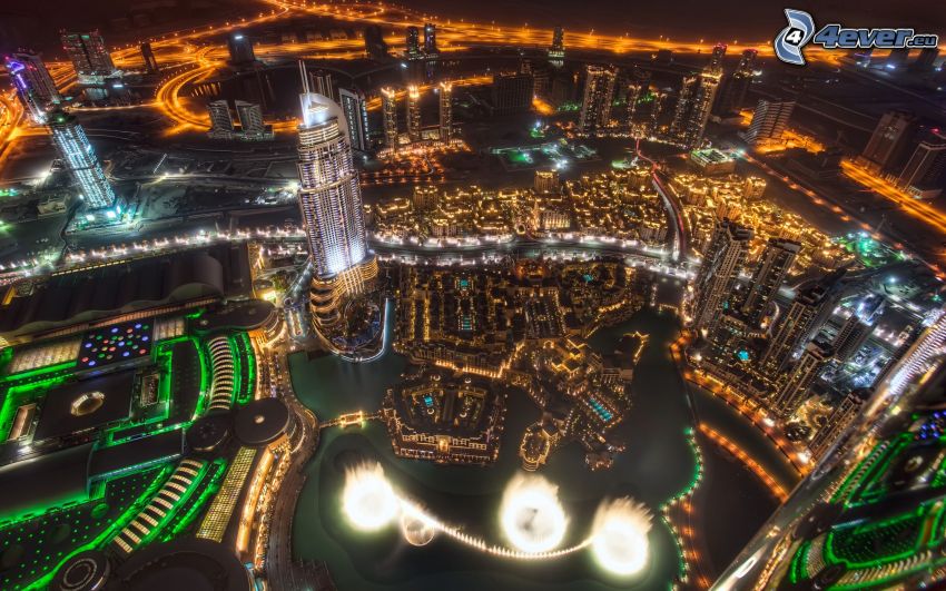 Dubai, nattstad