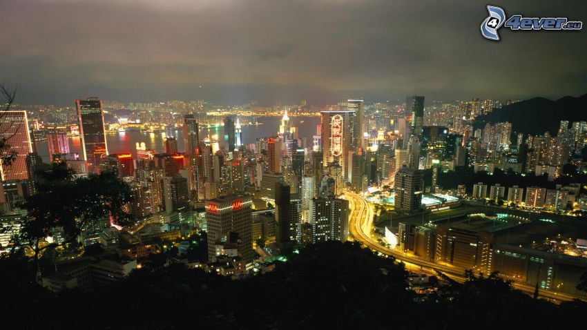 Hong Kong, nattstad