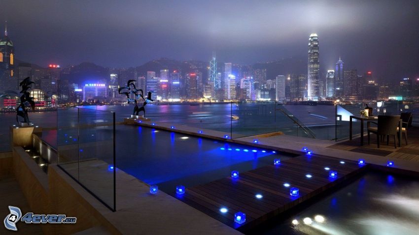 Hong Kong, nattstad