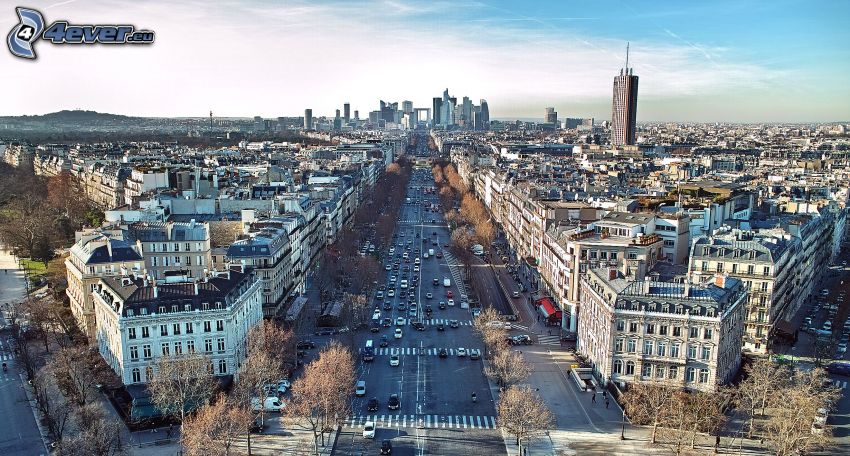 Paris, gator, La Défense