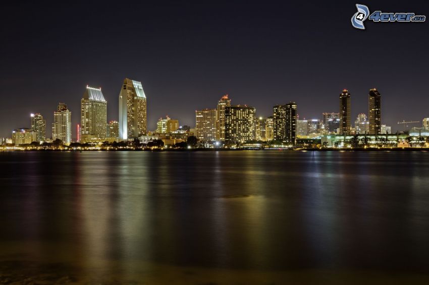 San Diego, nattstad