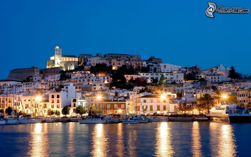 stad på Ibiza