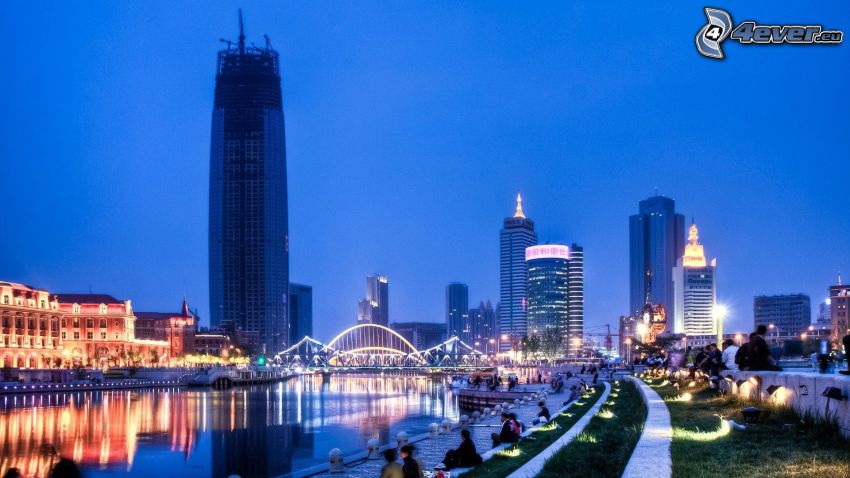 Tianjin, skyskrapor