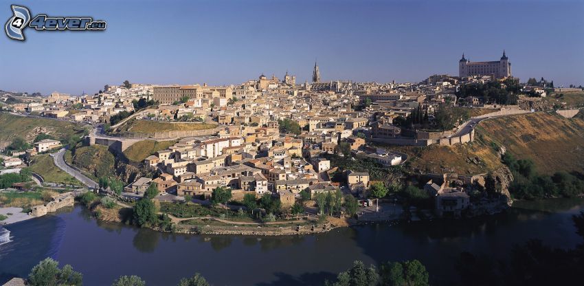 Toledo, Alcázar de Toledo, flod
