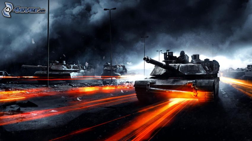 Battlefield 3, tankar, M1 Abrams