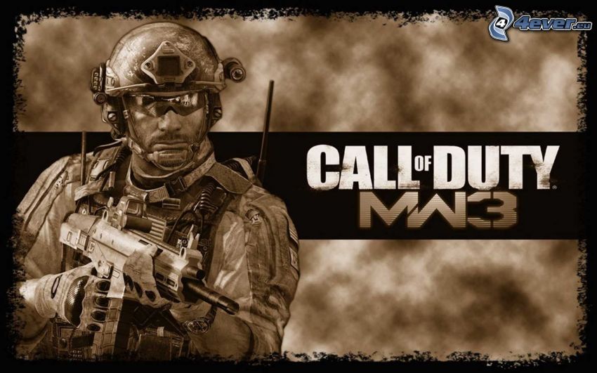 Call of Duty: Modern Warfare 3, soldat med en pistol