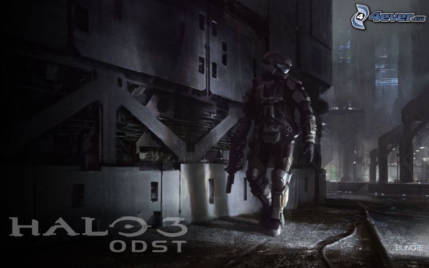 Halo 3: ODST, sci-fi soldat