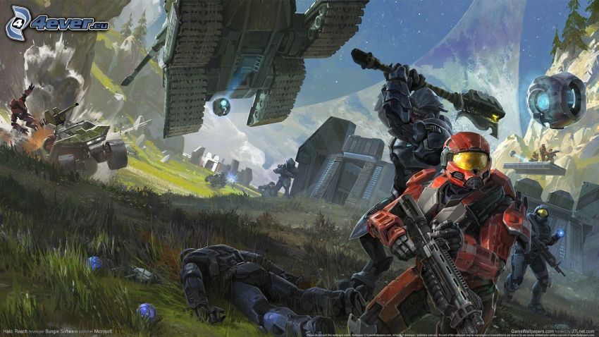 Halo: Reach, sci-fi soldat
