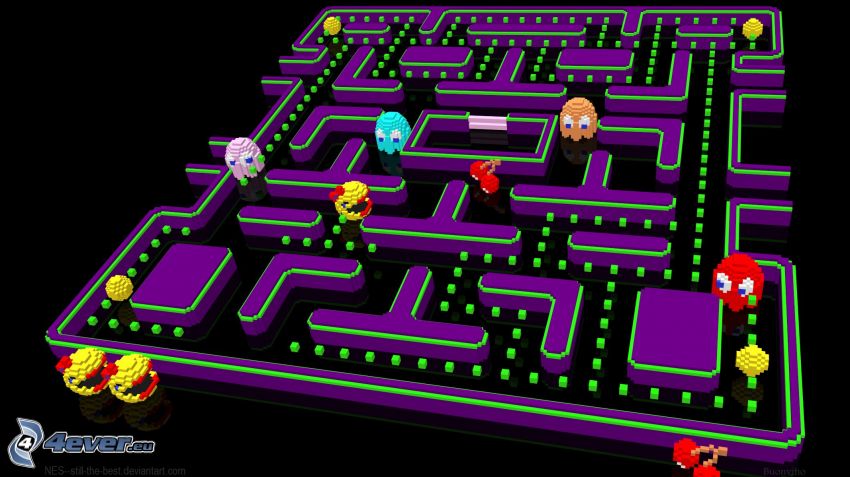 Pacman, labyrint