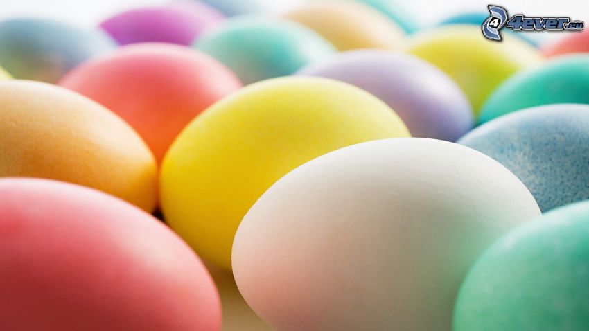 målade ägg, påskägg