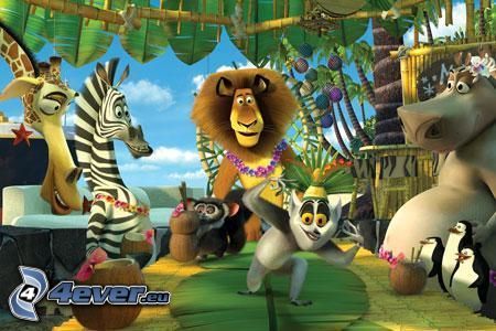Madagaskar, saga, lejon