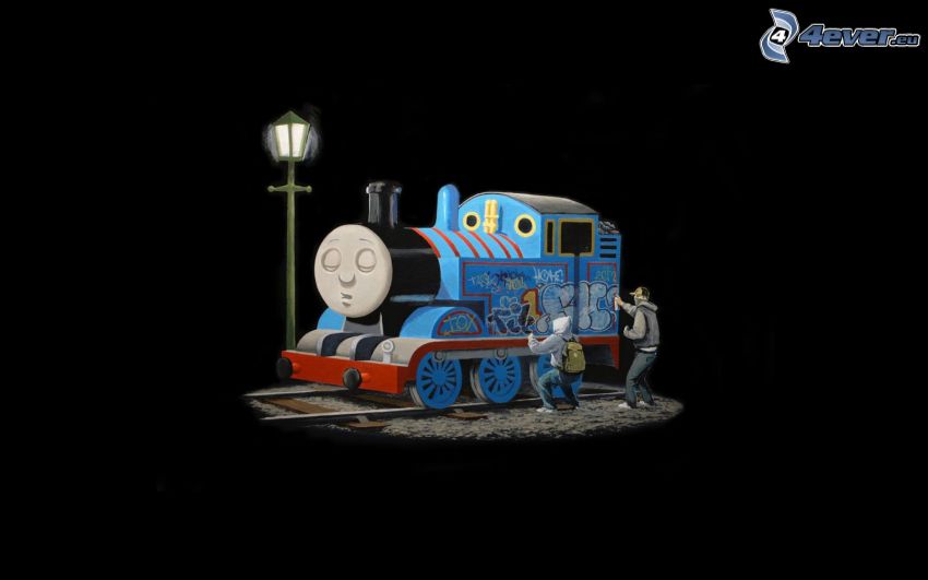 Thomas, tåg, sprayer