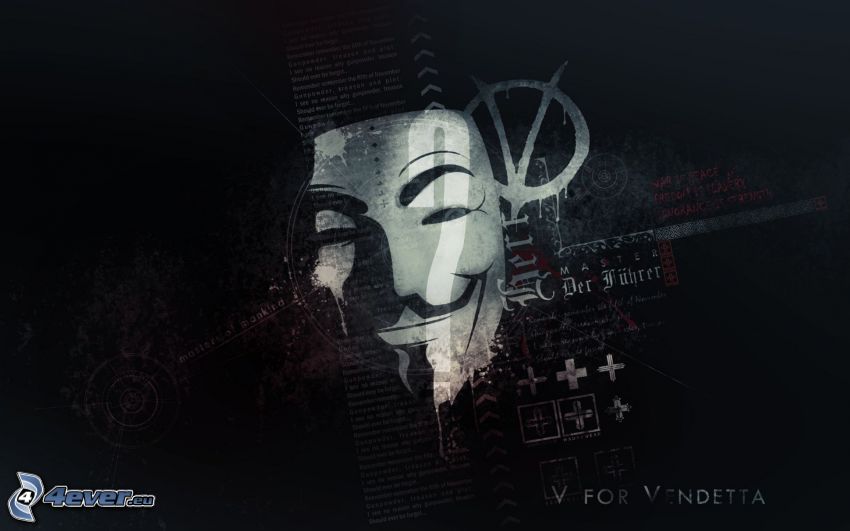 V för Vendetta, Anonymous