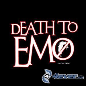 emo, död, slut