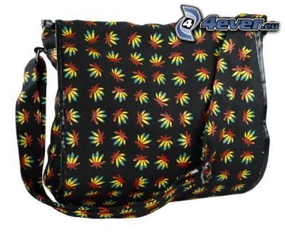 väska, marijuana, handväska