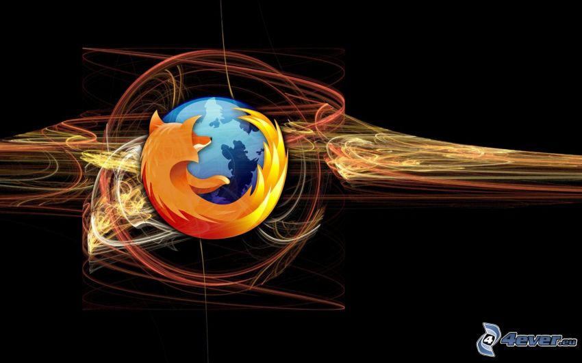 Firefox, färggranna linjer