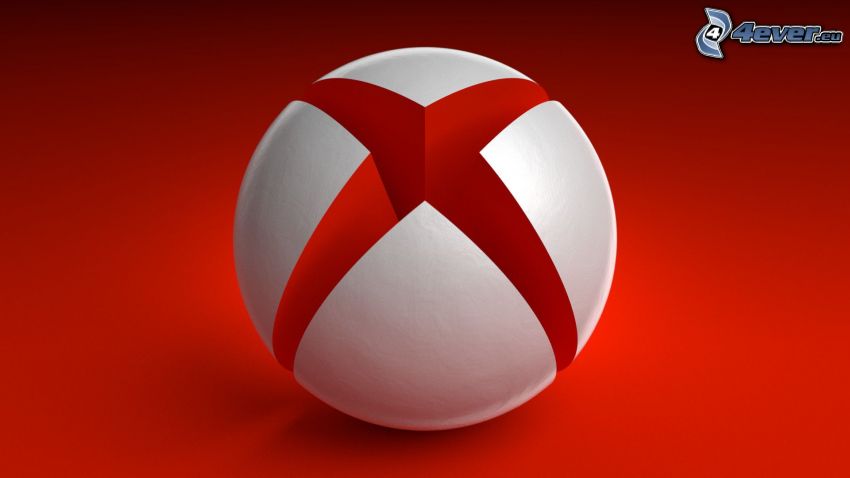 Xbox, röd bakgrund