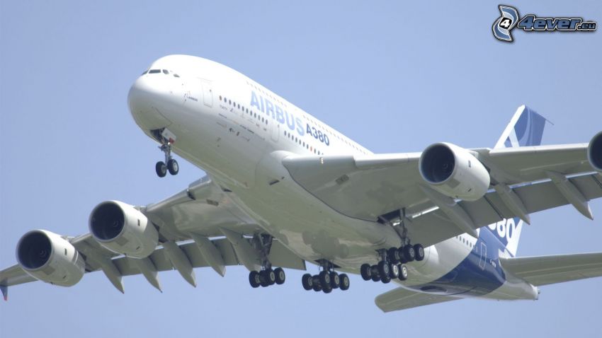 Airbus A380, landning