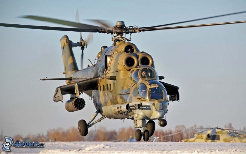 Mil Mi-24, militär helikopter
