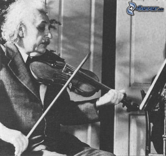Albert Einstein, fiol
