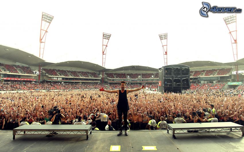 30 Seconds to Mars, konsert, enormt party