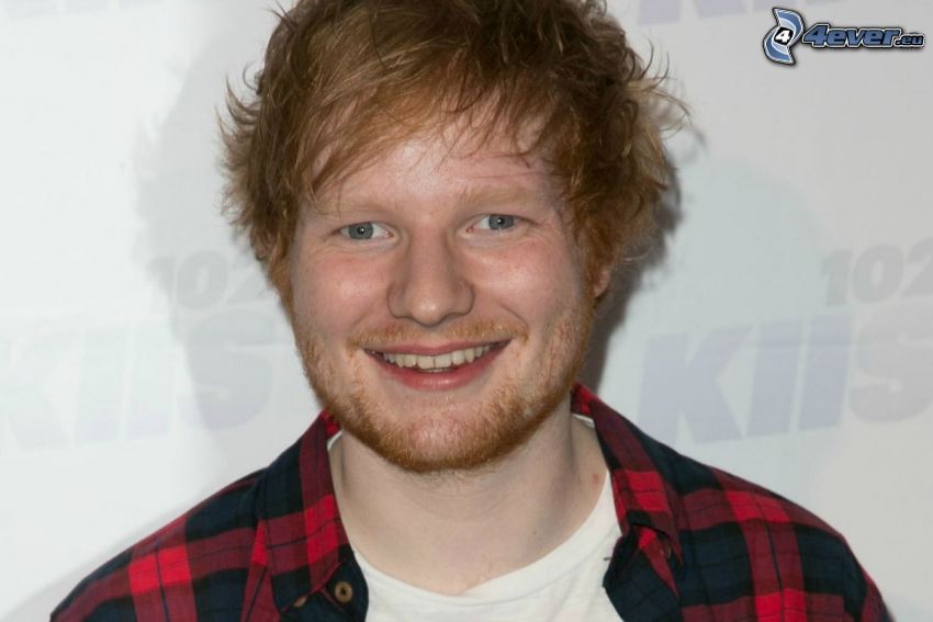 Ed Sheeran, leende
