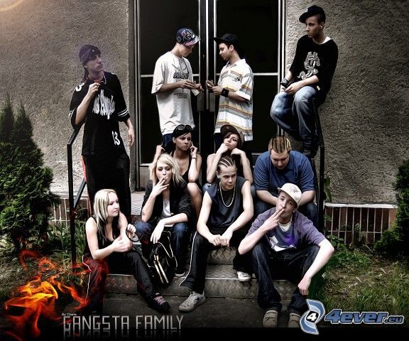 gangsta, familj