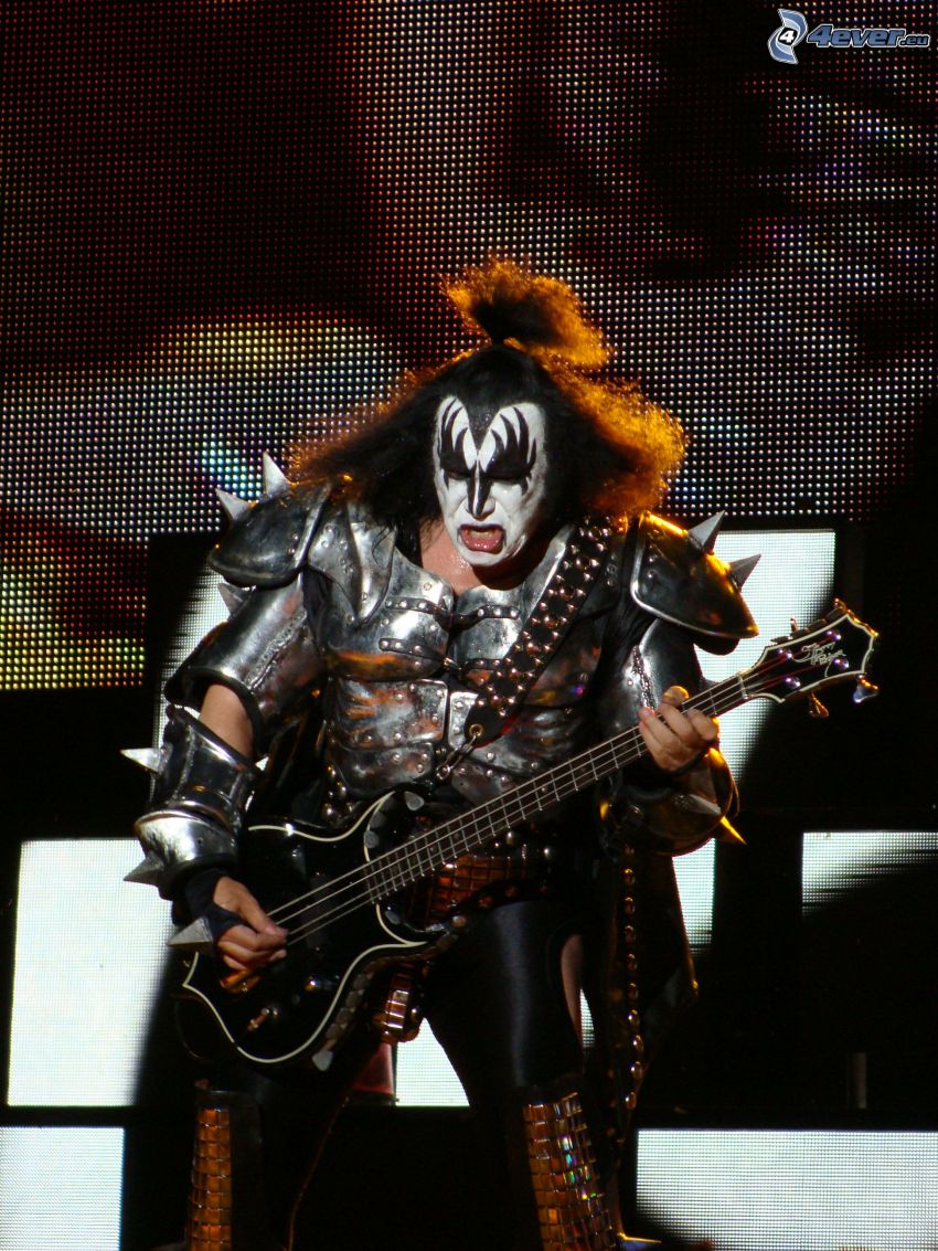 Kiss, konsert, gitarrspelare