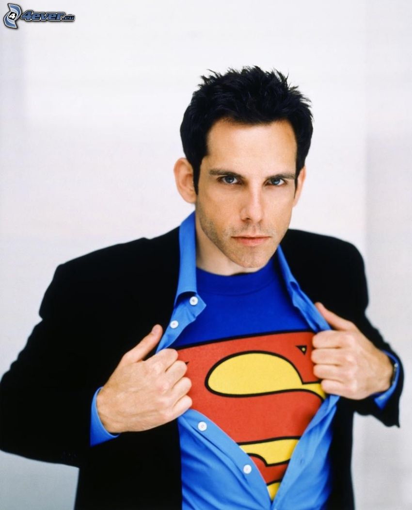 Ben Stiller, Superman, kavaj