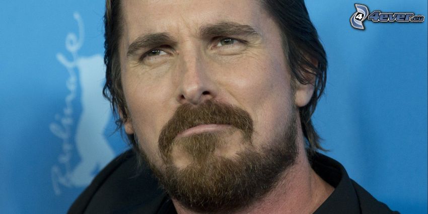 Christian Bale, mustasch