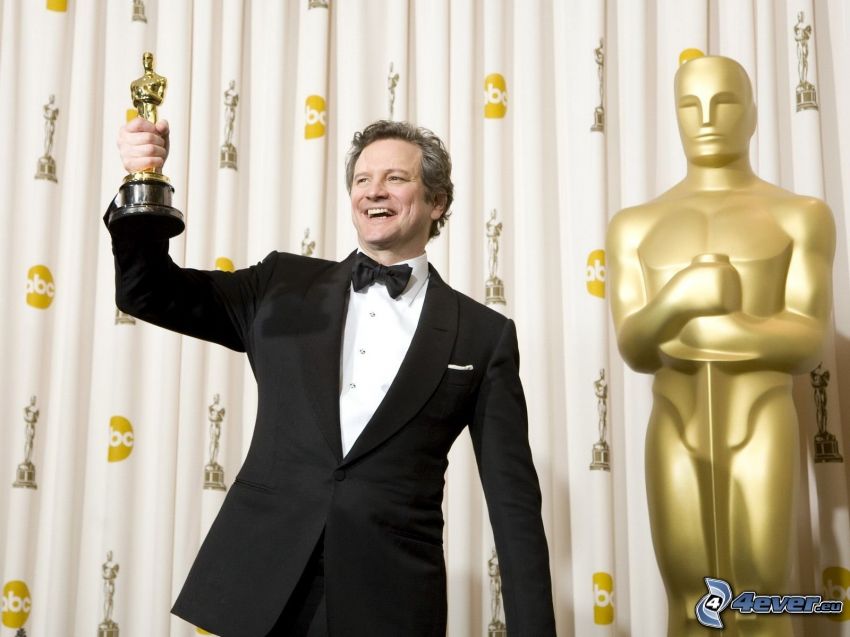 Colin Firth, Oscar, glädje