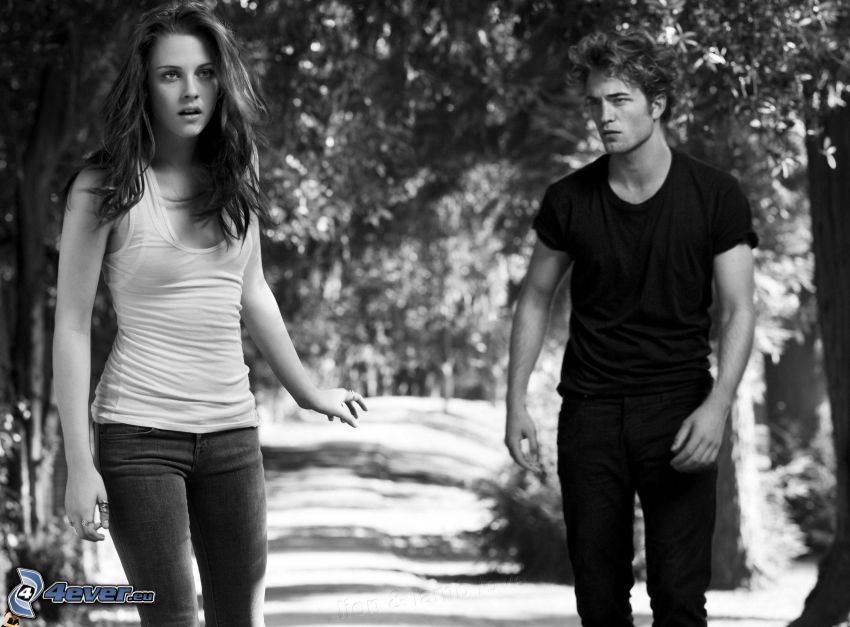 Robert Pattinson och Kristen Stewart, Twilight, Edward Cullen, Bella Swan