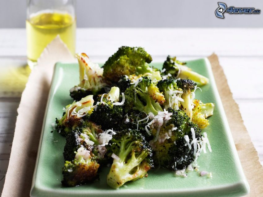 broccoli, ost, lunch