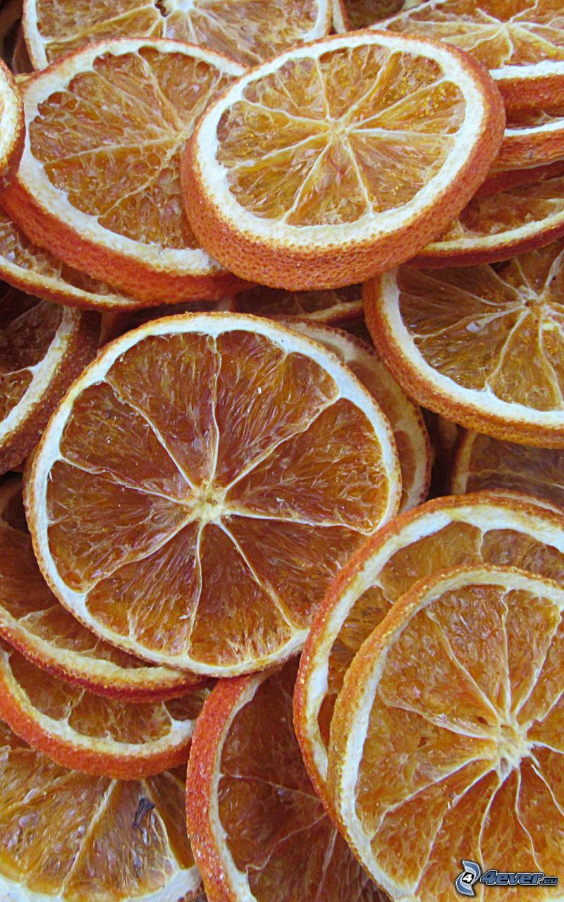 torkade apelsiner