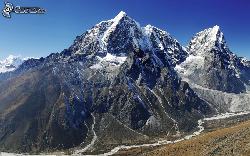 Mount Everest, klippiga berg