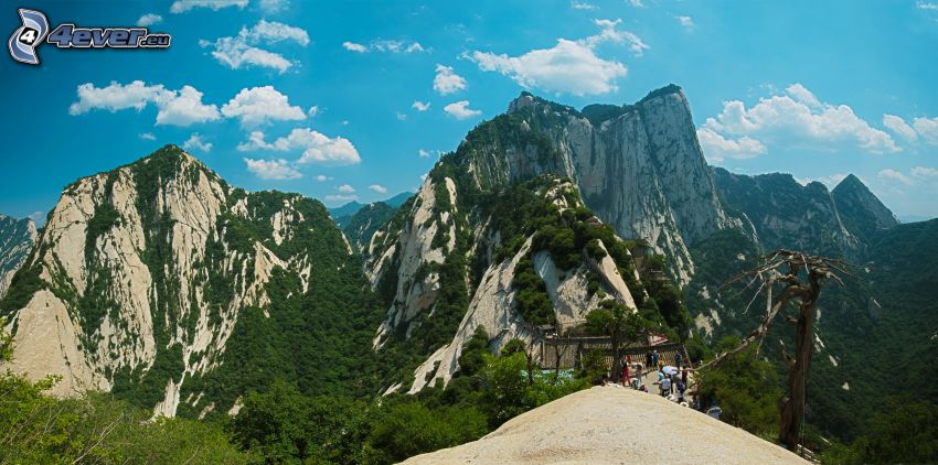 Mount Huang, klippiga berg