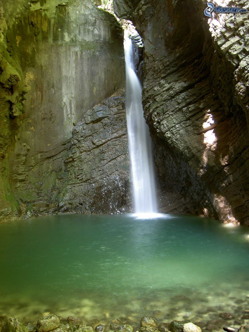vattenfall, Kozjak, Slovenien