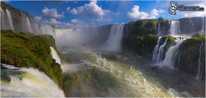 vattenfallen Iguazu, grönska