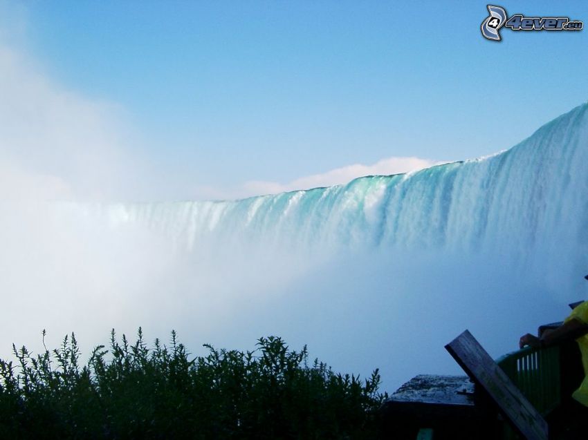 Niagaras vattenfall, himmel