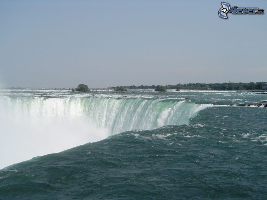 Niagaras vattenfall, himmel