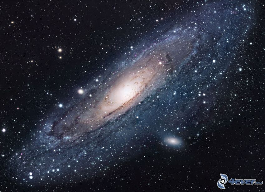 Andromeda, galax, stjärnor