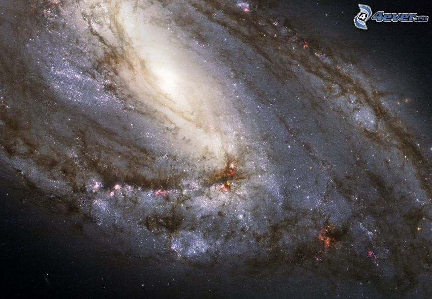M66, galax, nebulosor