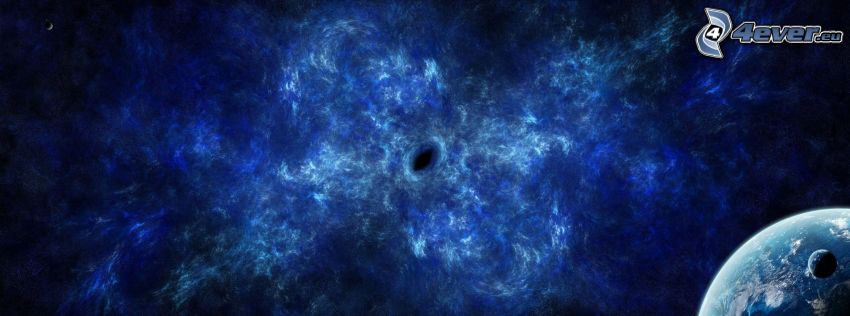 svart hål, nebulosa, planeten Jorden