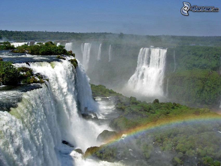 vattenfallen Iguazu, regnbåge